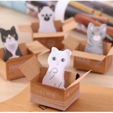 Cat In Box Sticky Notes 1pc or