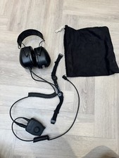 Peltor MT7H79A Aviation headset, Talk Button And Racal Throat Mic