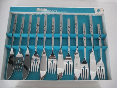 Oneida capistrano cutlery - cutlery, 12