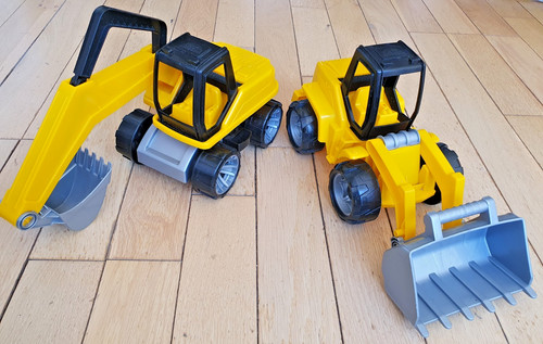 Digger bulldozer - digger, &