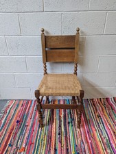 Oak Ladder Back Chair Bobbin