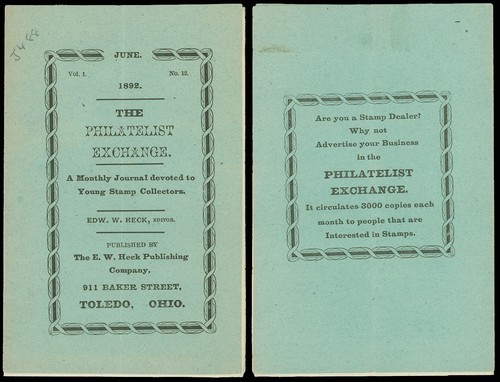 1892 the philatelist - 1892, "the