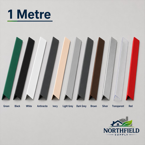 Pvc corner angle trim - trim, 1m