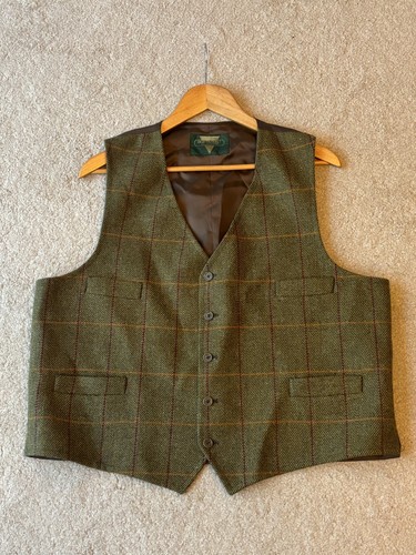 Bob parratt tweed waistcoat - bob,