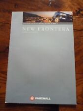 Vauxhall Frontera Sport & Estate Sales Brochure
