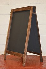 LARGE STAINED A-BOARD WITH