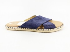 Lola Gonzalez Blue Suede Leather Mules Sandals Uk 8 Eu 41 New