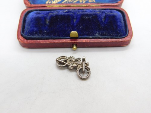 Sterling silver motorbike - sterling,