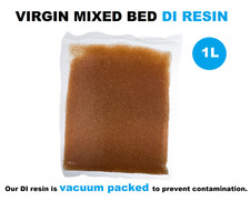 1L DEIONIZATION MIXED BED DI RESIN for RO Window Cleaning Aquatics Cars Valeting