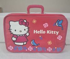 Vintage Hello Kitty Pink Suit Case Sanrio Travel Bag 2001