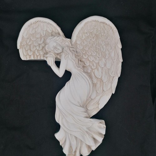 Sleeping angel wall plaque - wall,