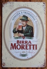 BIRRA MORETTI Metal Sign