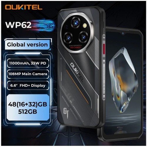 Oukitel wp62 rugged mobile - rugged,