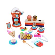 38x Ice Cream Maker Toy Set Afternoon Tea Cake Toy Ice Cream Parlour Birthday