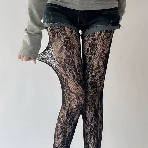 Tights french style - french, lace