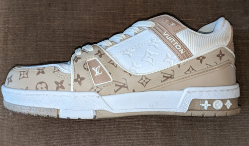 White beige trainers in - &,