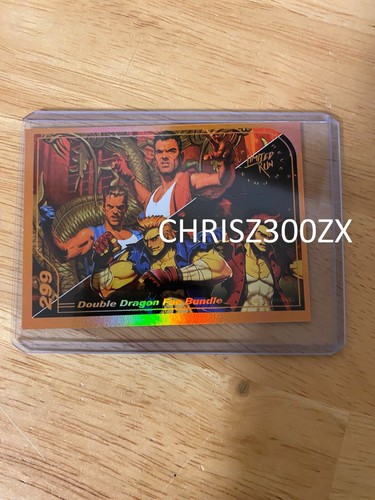 Limited run double dragon fan - run,