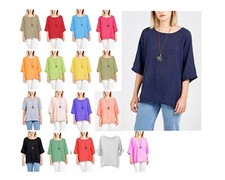Women Italian Plain Lagenlook