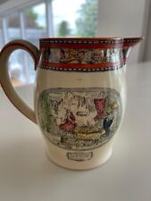 Adams Tunstall Creamer Jug Dickens Oliver Hand Painted Collectable Vintage Antiq