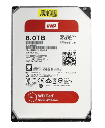Red wd80efzx 8tb nas sata - wd80efzx,