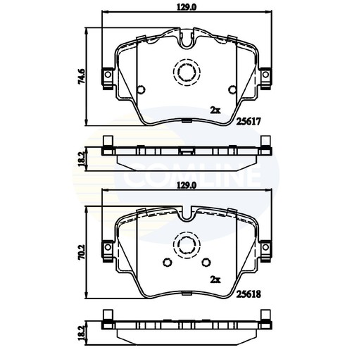 Brake pads set - brake,