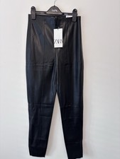 Zara Black Faux Leather