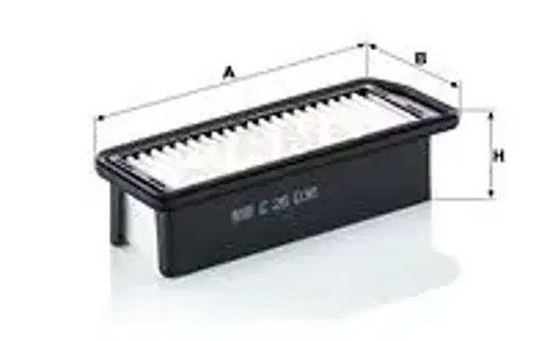 Air filter insert - filter, 26