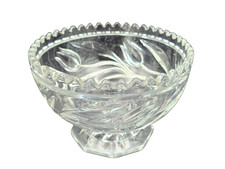 Vintage Pressed Glass Tulip