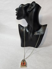 Orange padlock and key chunky