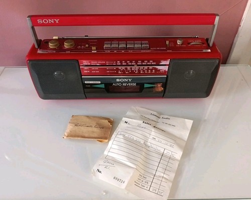 Red sony cfs 220l portable - sony,