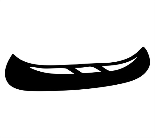 Canoe sport vinyl decal - canoe,