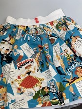 Kitchsy Fabric Michael Miller Cocktails Fabric Made Into A Skirt Size 8