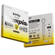 🎵 Olympia Explore Series Banjo Strings – Nickel Wound – Loop End – Bright Tone