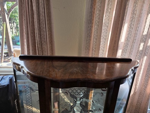 Vintage mahogany display