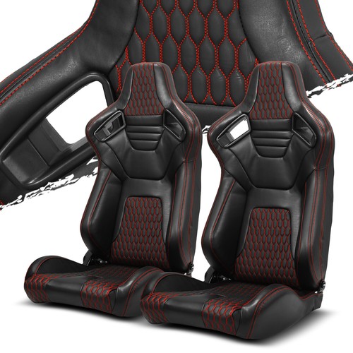 Pairs black red - black+red, stitching