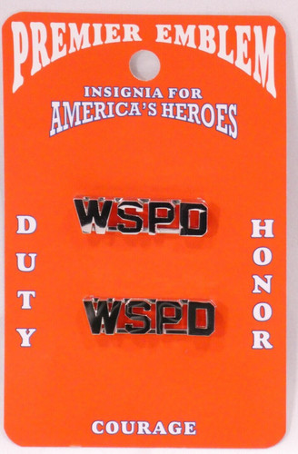 Wspd police letter collar - 3/8"-wspd-police,