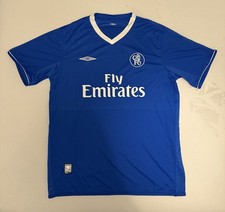 Chelsea FC 2003/04 Away Football Shirt, Umbro Fly Emirates, Size XL