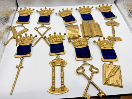 Masonic jewels set nine - masonic,
