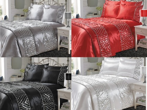 Shimmer diamante duvet cover - shimmer,
