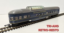 TRIANG R445 BLUE / GREY MK2 OBSERVATION VISTA COACH 91119  transcontinental VGC