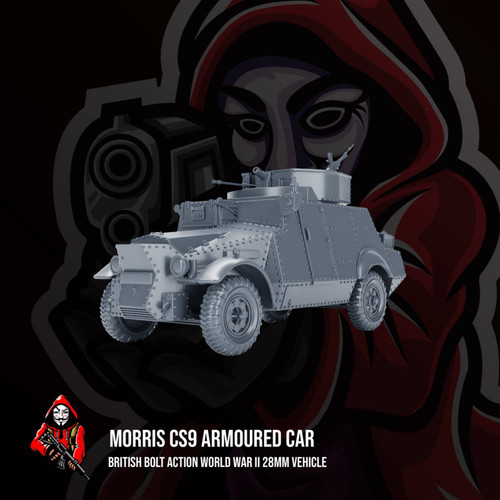 British morris cs9 - morris, armoured