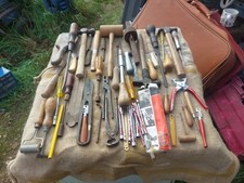 Joblot Of 40 Vintage Woodworking Hand  Tools screwdrivers etc 