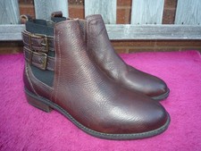 Fat Face Brown Leather Ankle