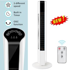 Tower fan with remote slim - 33",