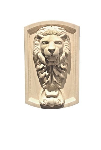 Newel post lion head - newel,