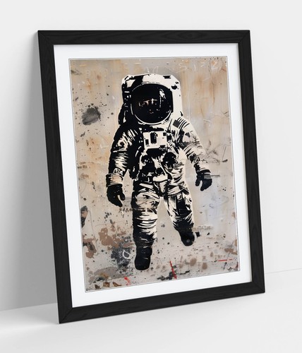 Banksy astronaut stencil - banksy,