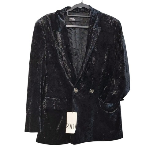 Nwt zara black velvet - nwt,