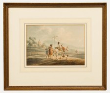 Manner of Peter le Cave  - 19th Century Watercolour, The Road To London