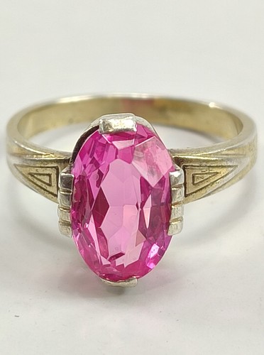 Vintage ussr silver ring 875 - ussr,