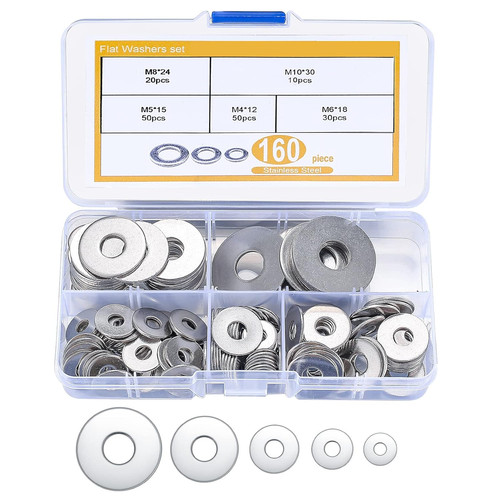 160 pcs stainless steel round - steel,